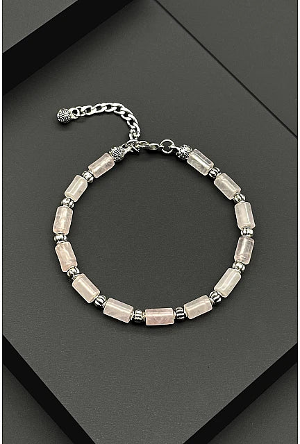 White Quartz Stone Bracelet – Clarity Edition