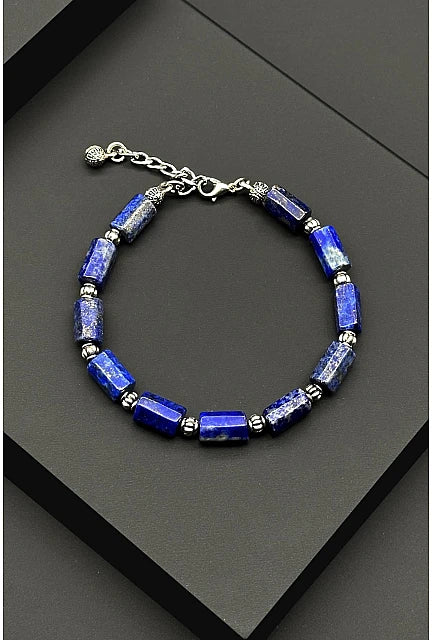 Lapis Lazuli Stone Bracelet – Deep Blue Edition