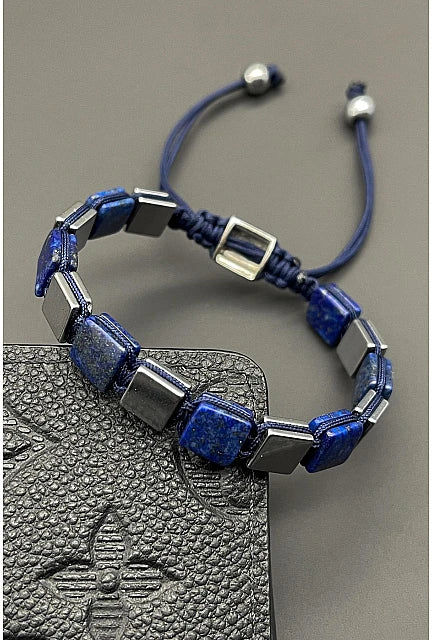 Lapis Lazuli Stone Bracelet – Royal Blue Edition